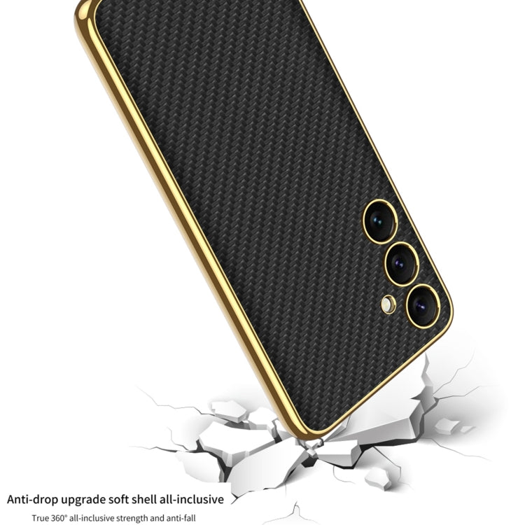 For Samsung Galaxy S24 5G GKK Plating TPU + Leather Full Coverage Phone Case(Red) - Galaxy S24 5G Cases by GKK | Online Shopping South Africa | PMC TechLife | Buy Now Pay Later Mobicred
