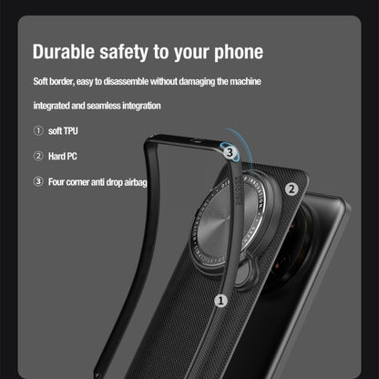 For Xiaomi 14 Ultra NILLKIN Textured Prop Lens Protection Holder Nylon Phone Case(Black) - 14 Ultra Cases by NILLKIN | Online Shopping South Africa | PMC Jewellery