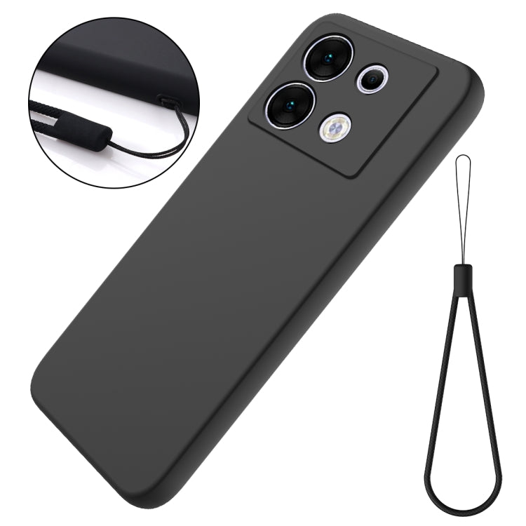 For Infinix Zero 30 5G Solid Color Liquid Silicone Dropproof Full Coverage Phone Case(Black) - free shipping - PMC TechLife - Order now!
