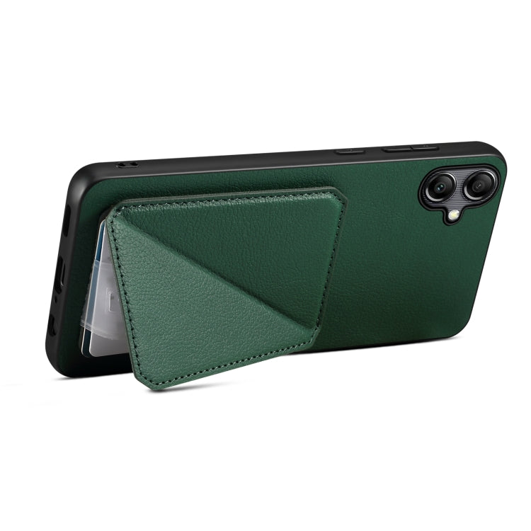 For Samsung Galaxy S23 Ultra 5G Denior Imitation Calf Leather Back Phone Case with Holder(Green) - free shipping - PMC TechLife - Order now!