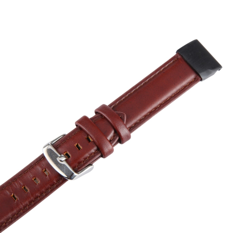 Compatible with Garmin Fenix 7X 26mm Plain Weave Genuine Leather Watch Band(Wine Red) - free shipping - PMC TechLife - Order now!