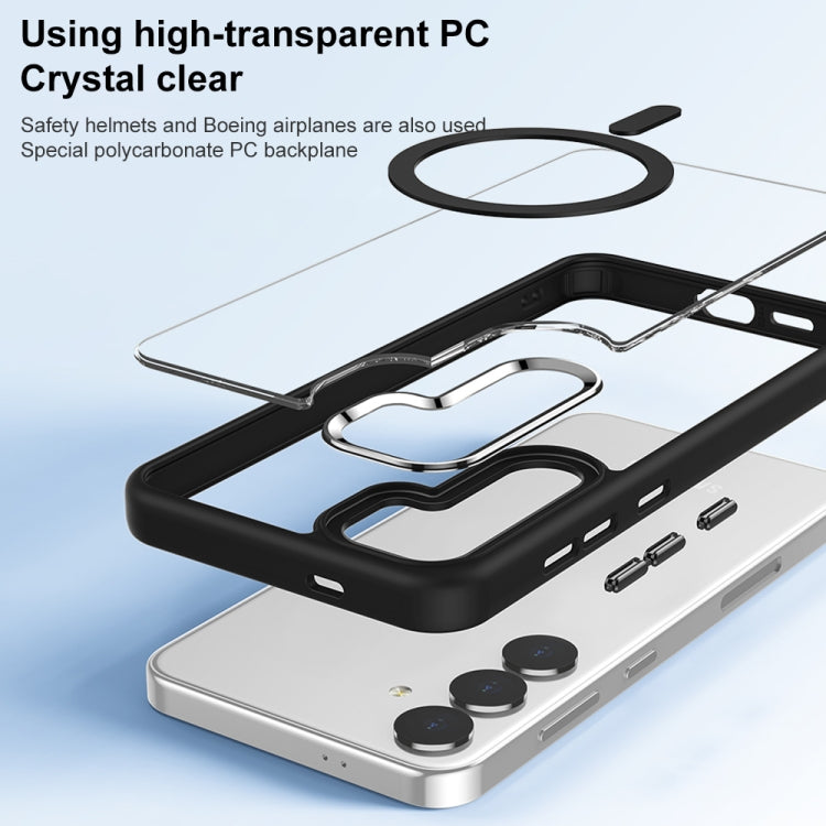 For Samsung Galaxy S24+ 5G MagSafe Anti-fingerprint Highly Transparent PC Phone Case(Green) - Galaxy S24+ 5G Cases by PMC Jewellery | Online Shopping South Africa | PMC Jewellery