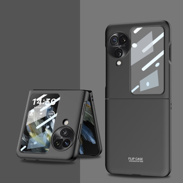 For OPPO Find N3 Flip GKK Integrated Ultra-thin Full Coverage Protective Phone Case(Black) - OPPO Cases by GKK | Online Shopping South Africa | PMC TechLife | Buy Now Pay Later Mobicred