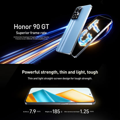 Honor 90 GT, 12GB+256GB, 6.7 inch Magic OS 7.2 Snapdragon 8 Gen 2 Octa Core, Network: 5G, OTG, NFC, Support Google Play(Blue) - Honor by Huawei | Online Shopping South Africa | PMC Jewellery | Buy Now Pay Later Mobicred