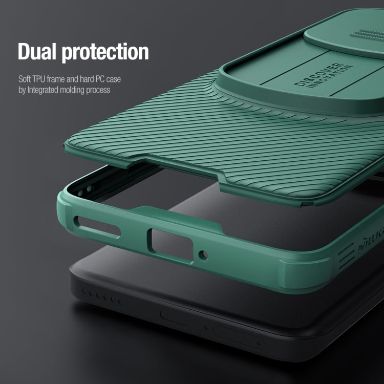 For Honor Magic6 Pro NILLKIN Black Mirror Pro Series Camshield PC Phone Case(Blue) - Honor Cases by NILLKIN | Online Shopping South Africa | PMC TechLife | Buy Now Pay Later Mobicred