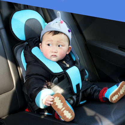 Car Portable Children Safety Seat, Size:50 x 33 x 21cm (For 0-5 Years Old)(Light Blue + Grey) - Seat Accessories by PMC Jewellery | Online Shopping South Africa | PMC Jewellery