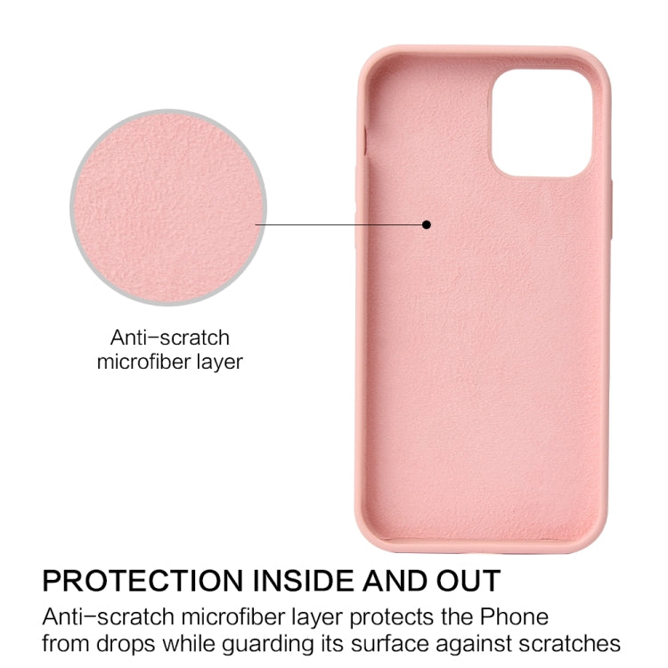For iPhone 12 / 12 Pro Solid Color Liquid Silicone Shockproof Protective Case(Midnight Blue) - free shipping - PMC TechLife - Order now!