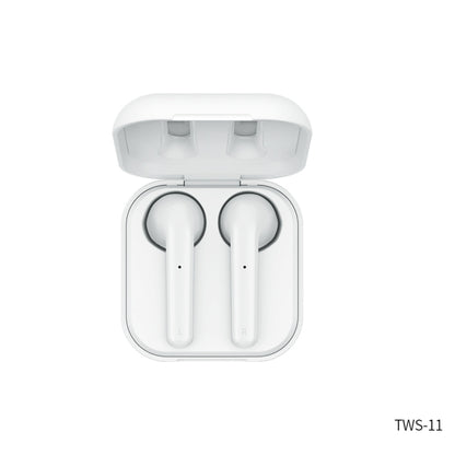 REMAX TWS-11 Bluetooth 5.0 True Wireless Bluetooth Stereo Music Earphone with Charging Box(White) - TWS Earphone by REMAX | Online Shopping South Africa | PMC Jewellery