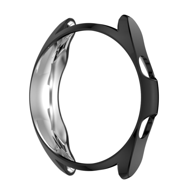 For Samsung Galaxy Watch 3 41mm Electroplating Hollow Half-pack TPU Protective Case(Black) - Watch Cases by ENKAY | Online Shopping South Africa | PMC TechLife | Buy Now Pay Later Mobicred