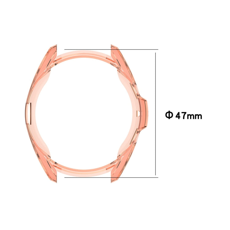 For Samsung Galaxy Watch 3 41mm Electroplating Hollow Half-pack TPU Protective Case(Silver) - Watch Cases by ENKAY | Online Shopping South Africa | PMC TechLife | Buy Now Pay Later Mobicred