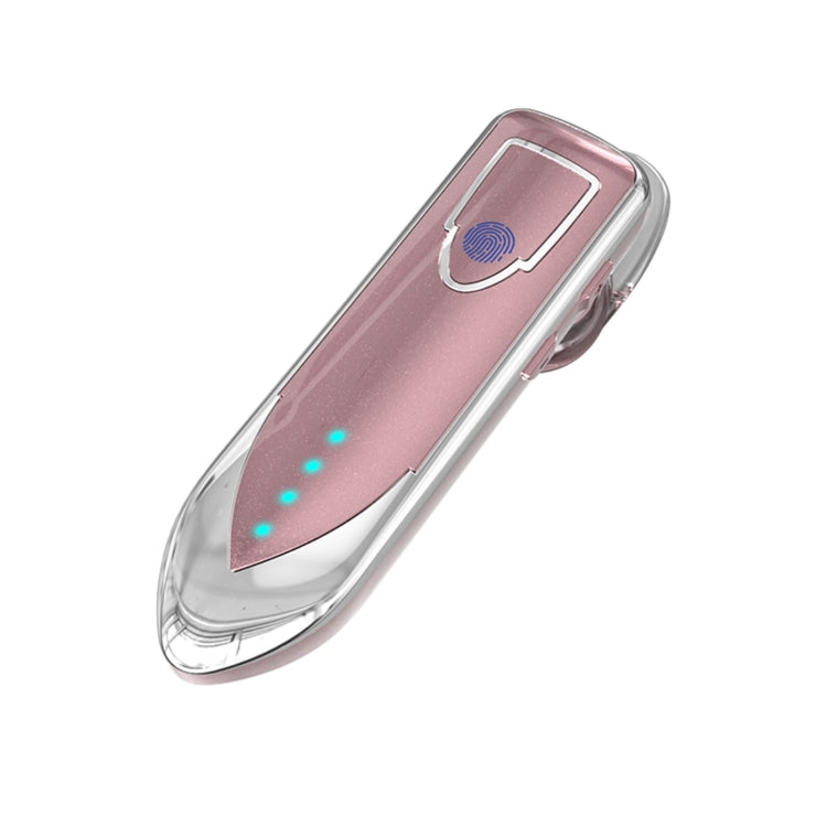 ME-3 Bluetooth 5.0 Business Style Touch Switch Bluetooth Earphone(Pink) - Bluetooth Earphone by PMC TechLife | Online Shopping South Africa | PMC TechLife
