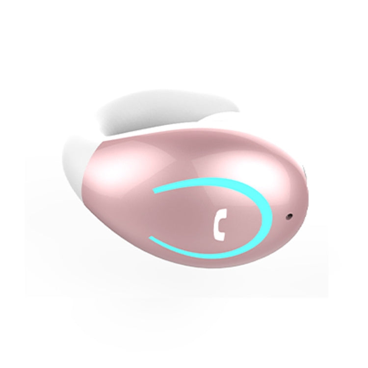 YX08 Ultra-light Ear-hook Wireless V5.0 Bluetooth Earphones Ear Clip Stereo Bluetooth Headset with Mic(Pink) - Bluetooth Earphone by PMC TechLife | Online Shopping South Africa | PMC TechLife