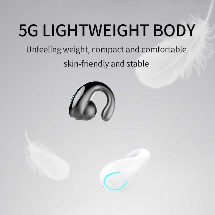 YX08 Ultra-light Ear-hook Wireless V5.0 Bluetooth Earphones Ear Clip Stereo Bluetooth Headset with Mic(Pink) - Bluetooth Earphone by PMC TechLife | Online Shopping South Africa | PMC TechLife