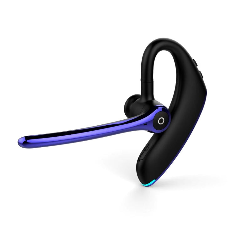 F910 Bluetooth 5.0 Hanging Ear Style Dual Mic Noise Cancelling Bluetooth Earphone(Black Blue) - Bluetooth Earphone by PMC Jewellery | Online Shopping South Africa | PMC Jewellery