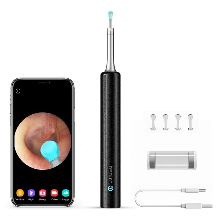 Bebird C3 Pro 2.4G 3.5mm Wireless Wifi High-definition Visual Ear Spoon 3 Million Pixels Out Ear Visual Ear Spoon(Black) - Ear Care Tools by Bebird | Online Shopping South Africa | PMC Jewellery