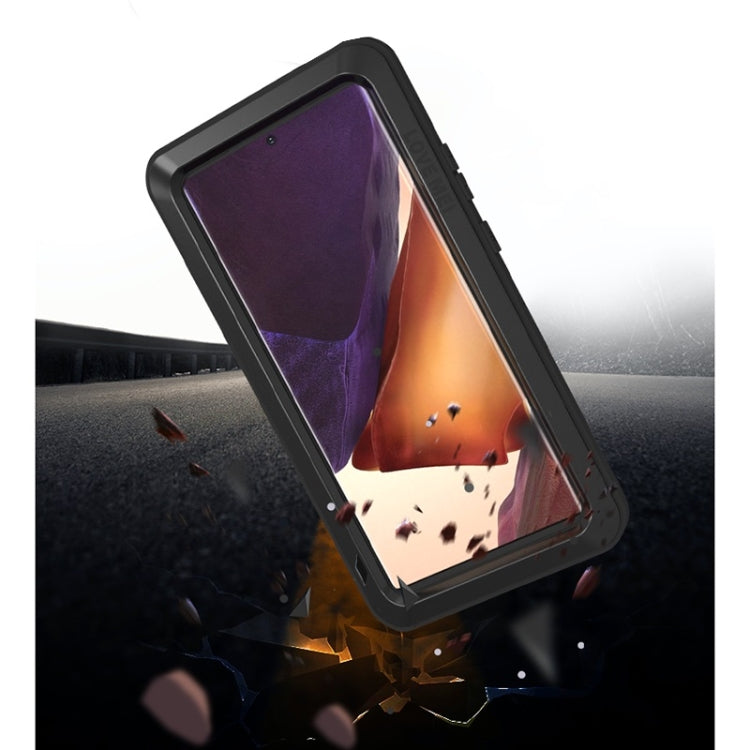 For Samsung Galaxy Note 20 Ultra LOVE MEI Metal Shockproof Waterproof Dustproof Protective Case without Glass(Silver) - free shipping - PMC TechLife - Order now!
