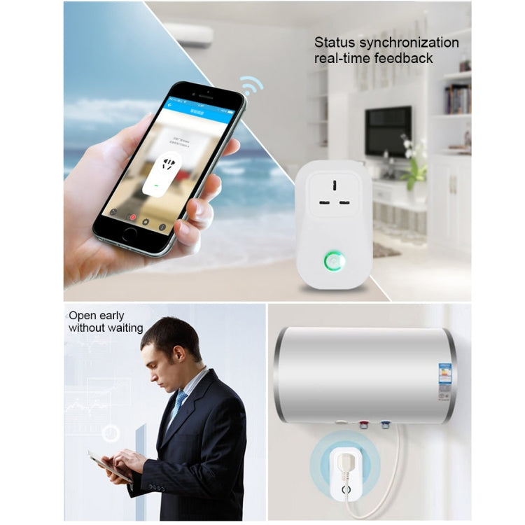 Sonoff S20-UK WiFi Smart Power Plug Socket Wireless Remote Control Timer Power Switch,  Compatible with Alexa and Google Home, Support iOS and Android,  UK Plug - Smart Socket by Sonoff | Online Shopping South Africa | PMC Jewellery