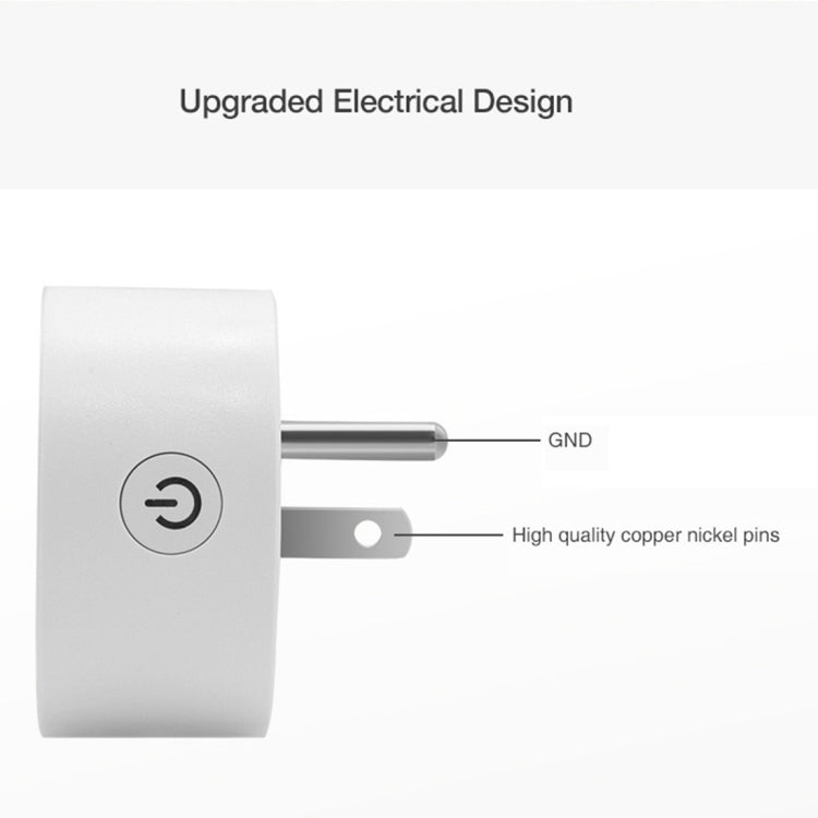 SA-003 10A Mini WiFi Plug Timing Smart Socket Works with Alexa & Google Home, AC 100-240V, US Plug - Smart Socket by PMC TechLife | Online Shopping South Africa | PMC TechLife