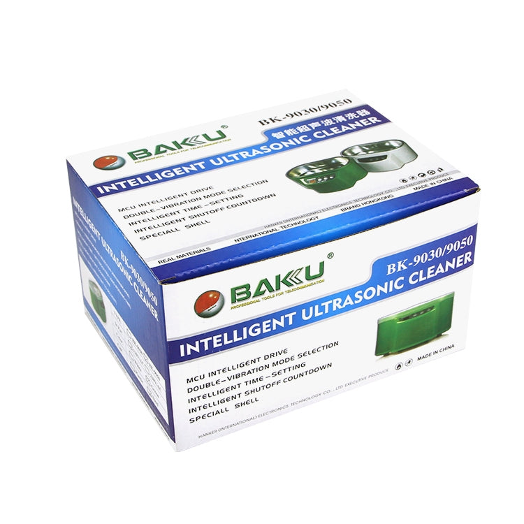 BAKU BK-9050 30W / 50W Adjustable 0.6L LCD Display Ultrasonic Cleaner, AC 220V(Green) - Ultrasonic Cleaner by BAKU | Online Shopping South Africa | PMC Jewellery | Buy Now Pay Later Mobicred