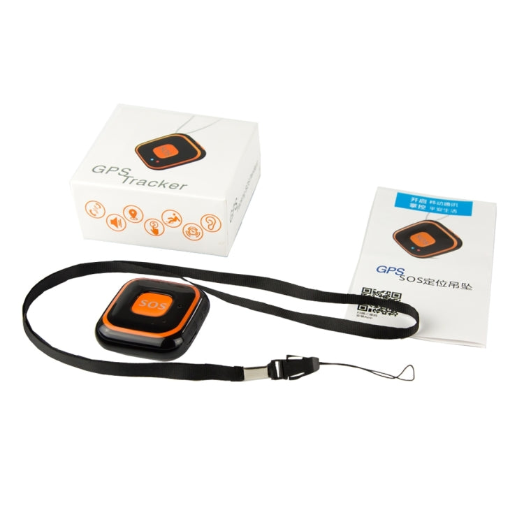 REACHFAR V28 Necklace Style GSM Mini LBS WiFi AGPS Tracker SOS Communicator(Black) - free shipping - PMC TechLife - Order now!