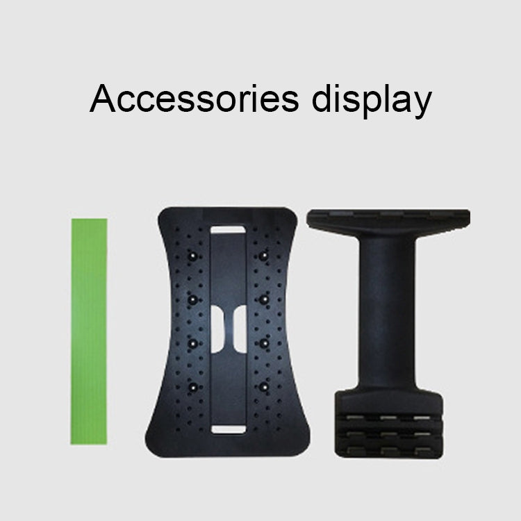 Lumbar Traction Stretching Device Posture Corrector Waist Support Spine Pain Relief Back Massage Stretcher(Black+green) - free shipping - PMC TechLife - Order now!