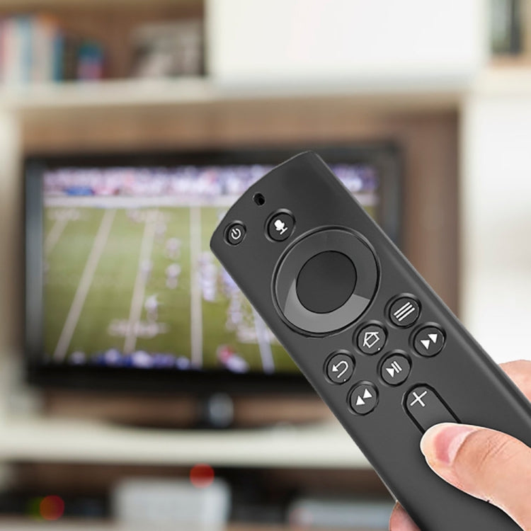 Non-slip Texture Washable Silicone Remote Control Cover for Amazon Fire TV Remote Controller (Black) - Remote Control Covers by PMC TechLife | Online Shopping South Africa | PMC TechLife