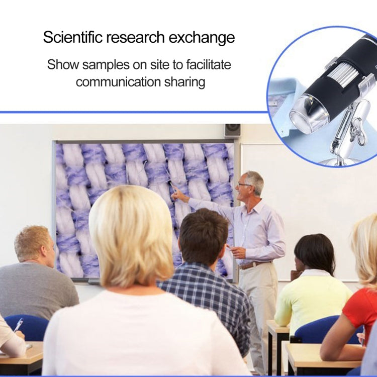 USB Magnifier HD 0.3MP Image Sensor 2560x1920P USB Digital Microscope with 8 LED & Professional Stand - free shipping - PMC TechLife - Order now!