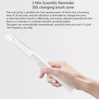 Original Xiaomi Mijia T100 Sonic Electric Toothbrush(White) - Toothbrushes by Xiaomi | Online Shopping South Africa | PMC Jewellery