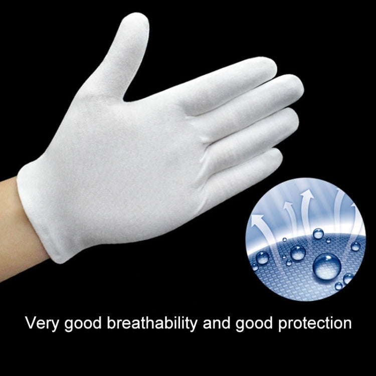 12 Pairs Pure Cotton Working Gloves, Medium Thick Size���Free Size - free shipping - PMC TechLife - Order now!