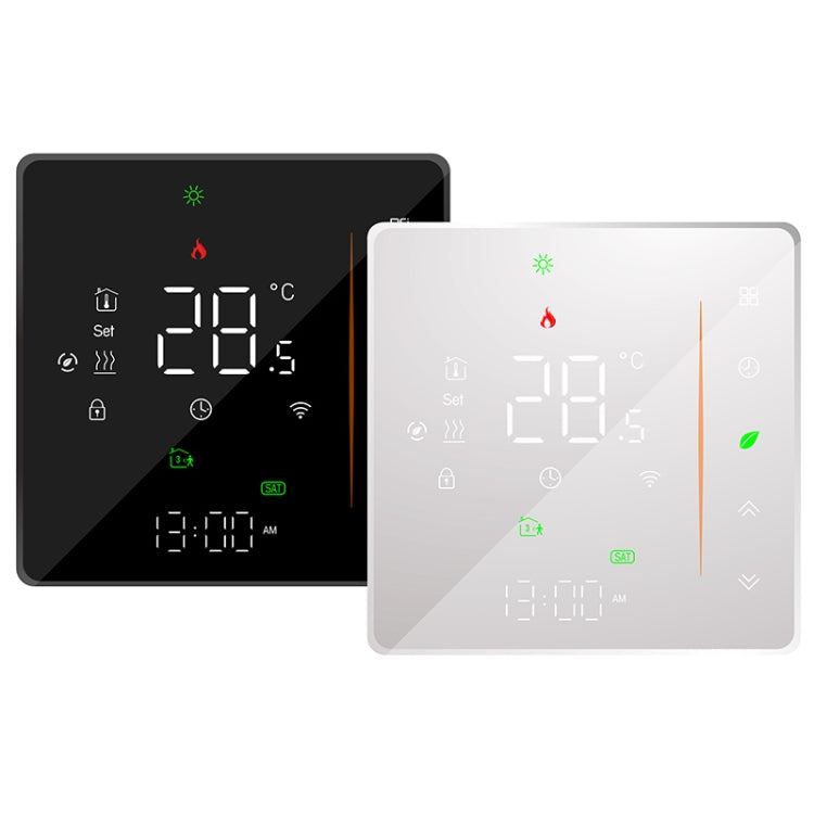 BHT-006GCLW 95-240V AC 5A Smart Home Heating Thermostat for EU Box, Control Boiler Heating with Only Internal Sensor, WiFi (Black) - Thermostat & Thermometer by PMC Jewellery | Online Shopping South Africa | PMC Jewellery