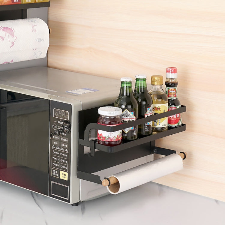 Kitchen Single Layer Magnetic Refrigerator Rack Storage Holder (Black) - free shipping - PMC TechLife - Order now!