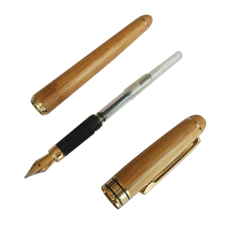 School Office Extra Fine Nib Transparent Piston Bamboo Fountain Ink Pen - free shipping - PMC TechLife - Order now!