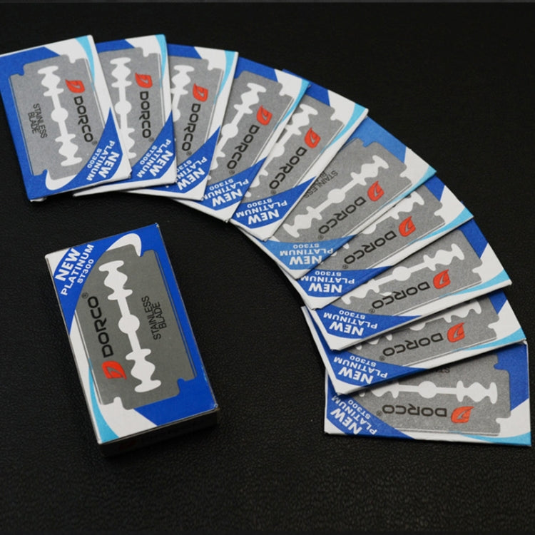 10 Boxes Practical Old-fashioned Stainless Steel Double-sided Blade Shaving Eyebrow Chimer Blade(Silver) - free shipping - PMC TechLife - Order now!