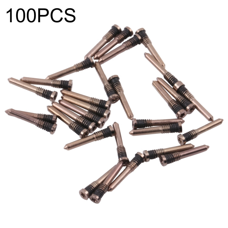 100 PCS Charging Port Screws for iPhone 13 mini (Gold) - Others by PMC Jewellery | Online Shopping South Africa | PMC Jewellery