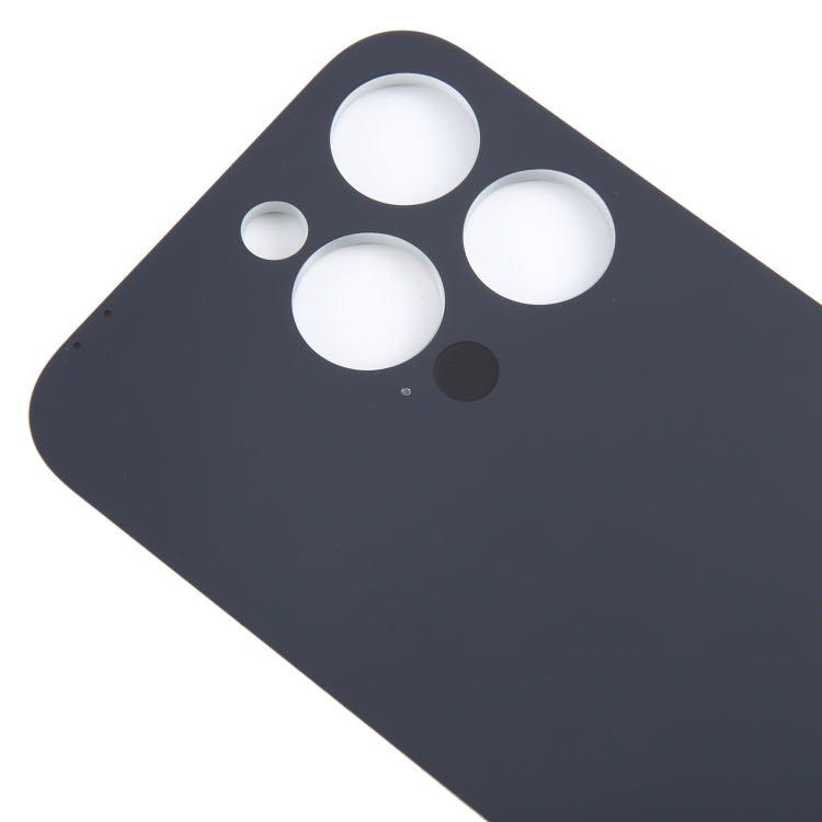 For iPhone 15 Pro Easy Replacement Big Camera Hole Glass Back Battery Cover(Titanium) -  by PMC TechLife | Online Shopping South Africa | PMC TechLife
