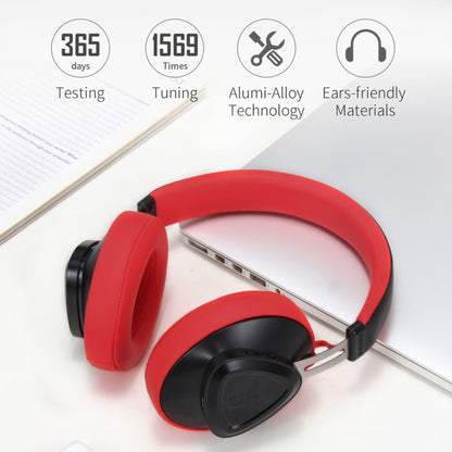 Bluedio TMS Bluetooth Version 5.0 Headset Bluetooth Headset Can Connect Cloud Data to APP(Red) - Headset & Headphone by Bluedio | Online Shopping South Africa | PMC Jewellery