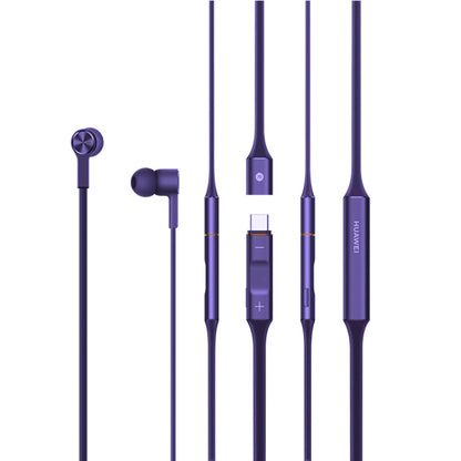 Original Huawei FreeLace CM70-C Bluetooth 5.0 Waterproof Hanging Neck Sports In-ear Bluetooth Headset(Purple) - Neck-mounted Earphone by Huawei | Online Shopping South Africa | PMC Jewellery