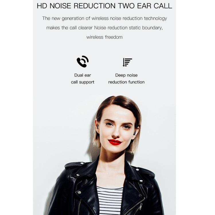 H6 TWS Bluetooth 5.0 Wireless Bluetooth Earphone with Digital Display & Charging Box, Support for Siri & HD Calls - TWS Earphone by PMC TechLife | Online Shopping South Africa | PMC TechLife