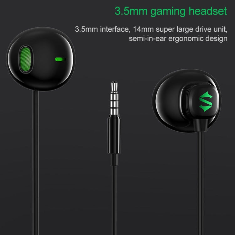 Original Xiaomi Black Shark 3.5mm Wire-controlled Semi-in-ear Gaming Earphone, Support Calls, Cable Length: 1.2m(Black) - Normal Style Earphone by Xiaomi | Online Shopping South Africa | PMC Jewellery | Buy Now Pay Later Mobicred