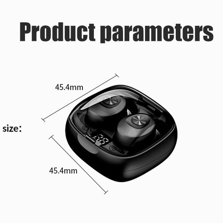 XG-8 TWS Digital Display Touch Bluetooth Earphone with Magnetic Charging Box(White) - TWS Earphone by PMC TechLife | Online Shopping South Africa | PMC TechLife