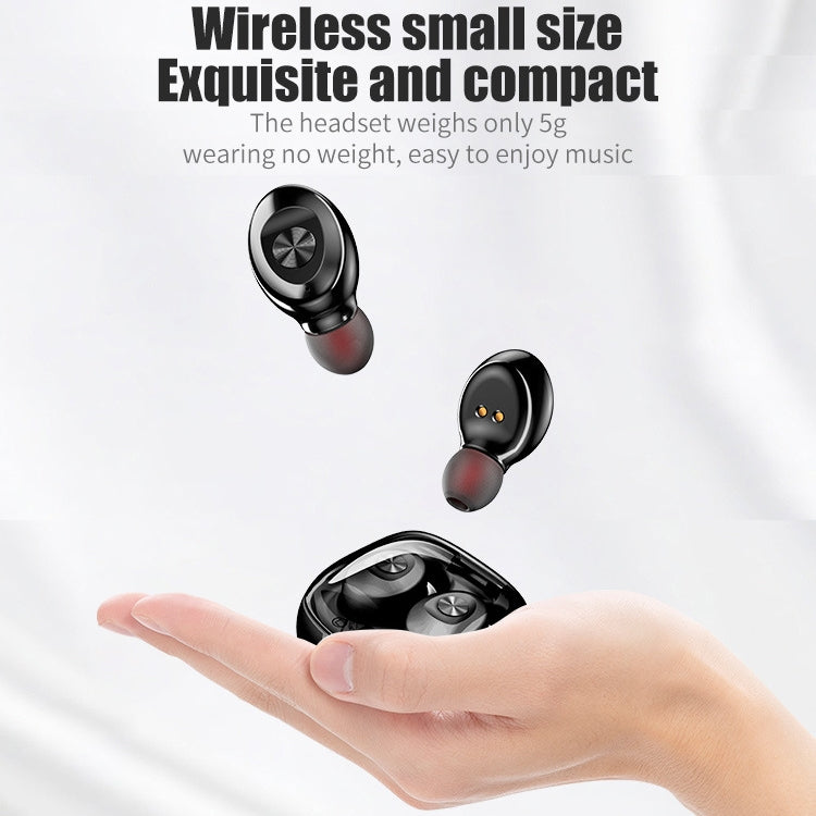 XG-8 TWS Digital Display Touch Bluetooth Earphone with Magnetic Charging Box(White) - TWS Earphone by PMC TechLife | Online Shopping South Africa | PMC TechLife