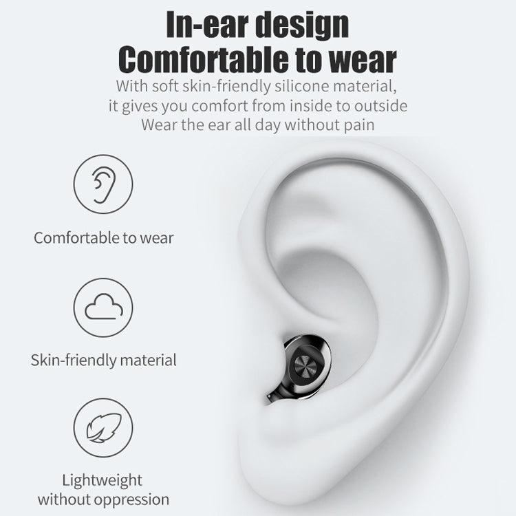 XG-8 TWS Digital Display Touch Bluetooth Earphone with Magnetic Charging Box(White) - TWS Earphone by PMC TechLife | Online Shopping South Africa | PMC TechLife