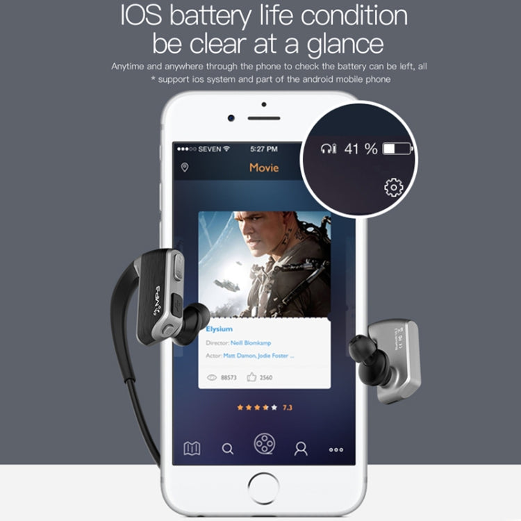 J2 Bluetooth 4.2 Binaural Hanging Type Wireless Sports Bluetooth Earphone, Built-in Memory (Red) - Bluetooth Earphone by PMC TechLife | Online Shopping South Africa | PMC TechLife