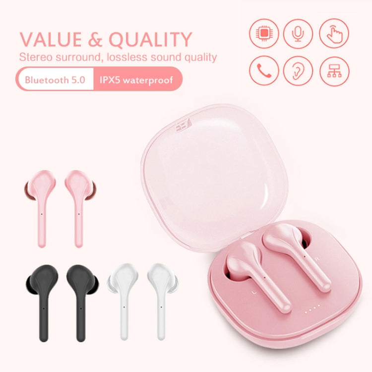 K88 Bluetooth 5.0 TWS Touch Binaural Wireless Stereo Sports Bluetooth Earphone with Charging Box(Black) - TWS Earphone by PMC TechLife | Online Shopping South Africa | PMC TechLife