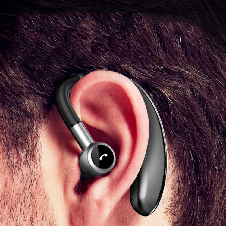 V7 Bluetooth 5.0 Business Style Wireless Stereo Sports Bluetooth Earphone, Support Inform Caller Name (Black) - Bluetooth Earphone by PMC TechLife | Online Shopping South Africa | PMC TechLife