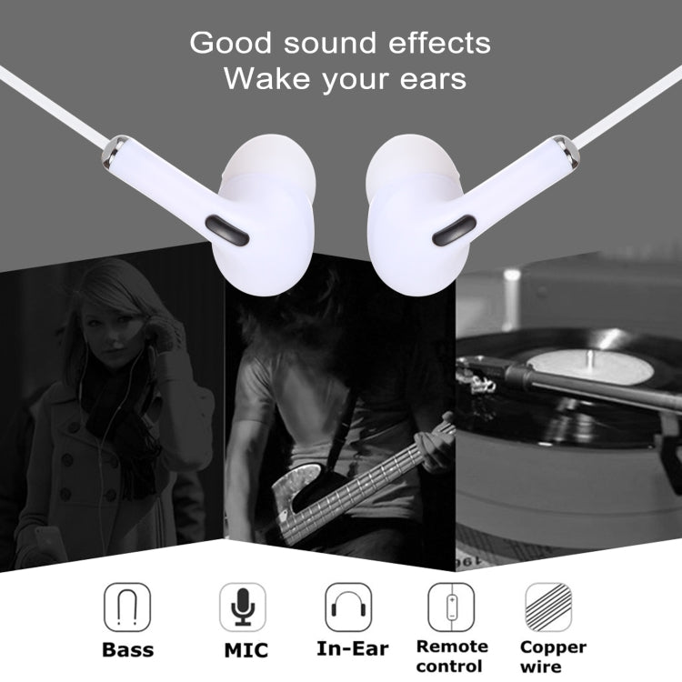 8 Pin In-ear Wired Earphone with Mic, Cable Length: about 1.2m - In Ear Wired Earphone by PMC TechLife | Online Shopping South Africa | PMC TechLife