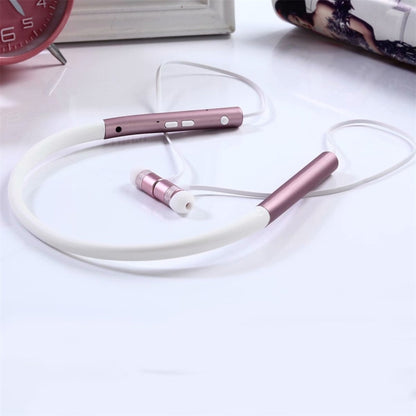 BT-790 Bluetooth 4.2 Hanging Neck Design Bluetooth Headset, Support Music Play & Switching & Volume Control & Answer(Rose Gold) - Neck-mounted Earphone by PMC Jewellery | Online Shopping South Africa | PMC Jewellery