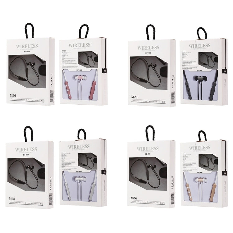 BT-900 Bluetooth 4.2 Hanging Neck Design Bluetooth Headset, Support Music Play & Switching & Volume Control & Answer(Silver) - Neck-mounted Earphone by PMC TechLife | Online Shopping South Africa | PMC TechLife
