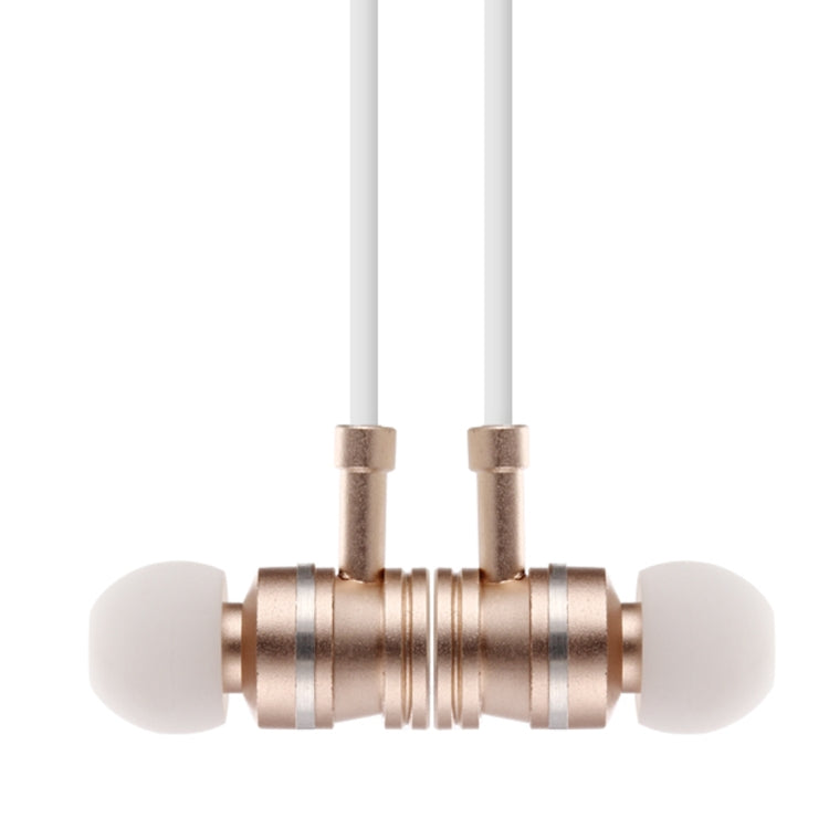 F3 Bluetooth 4.2 Hanging Neck Design Bluetooth Headset, Support Music Play & Switching & Volume Control & Answer(Gold) - Neck-mounted Earphone by PMC TechLife | Online Shopping South Africa | PMC TechLife