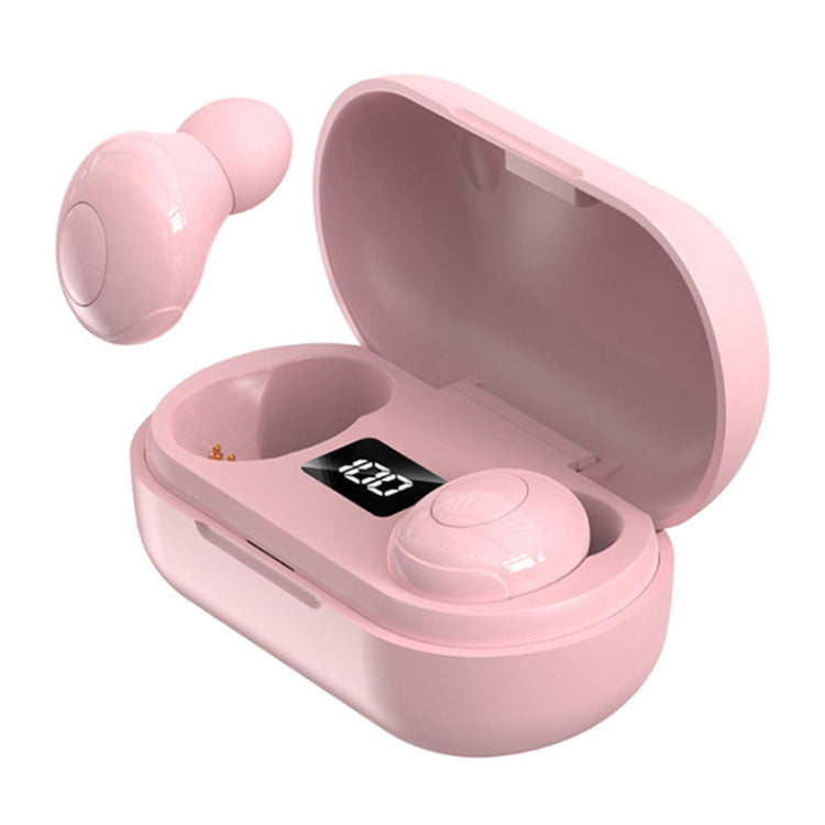 T8 TWS Intelligent Noise Cancelling IPX6 Waterproof Bluetooth Earphone with Magnetic Charging Box & Digital Display, Support Automatic Pairing & HD Call & Voice Assistant(Pink) - TWS Earphone by PMC Jewellery | Online Shopping South Africa | PMC Jewellery
